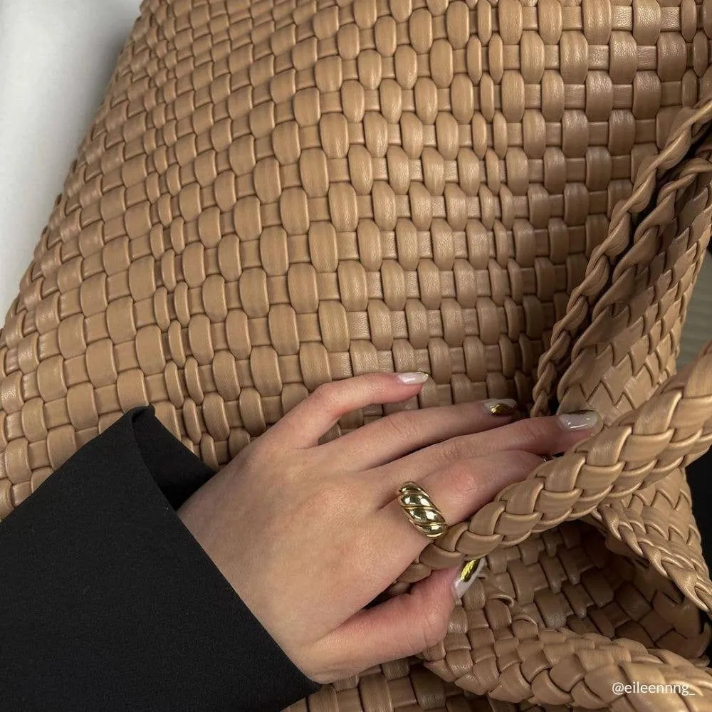 Johanna Nude Recycled Vegan Shoulder Bag