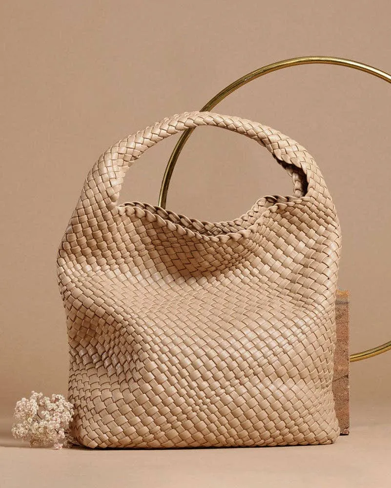Johanna Nude Recycled Vegan Shoulder Bag