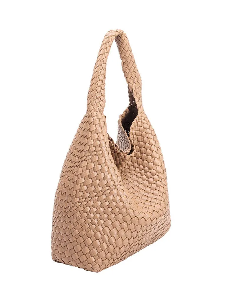 Johanna Nude Recycled Vegan Shoulder Bag