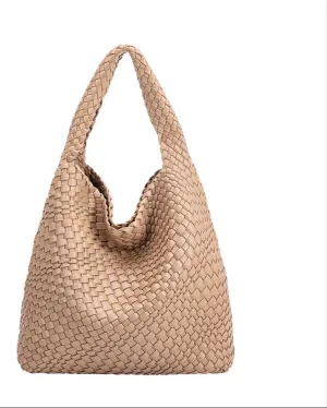 Johanna Nude Recycled Vegan Shoulder Bag