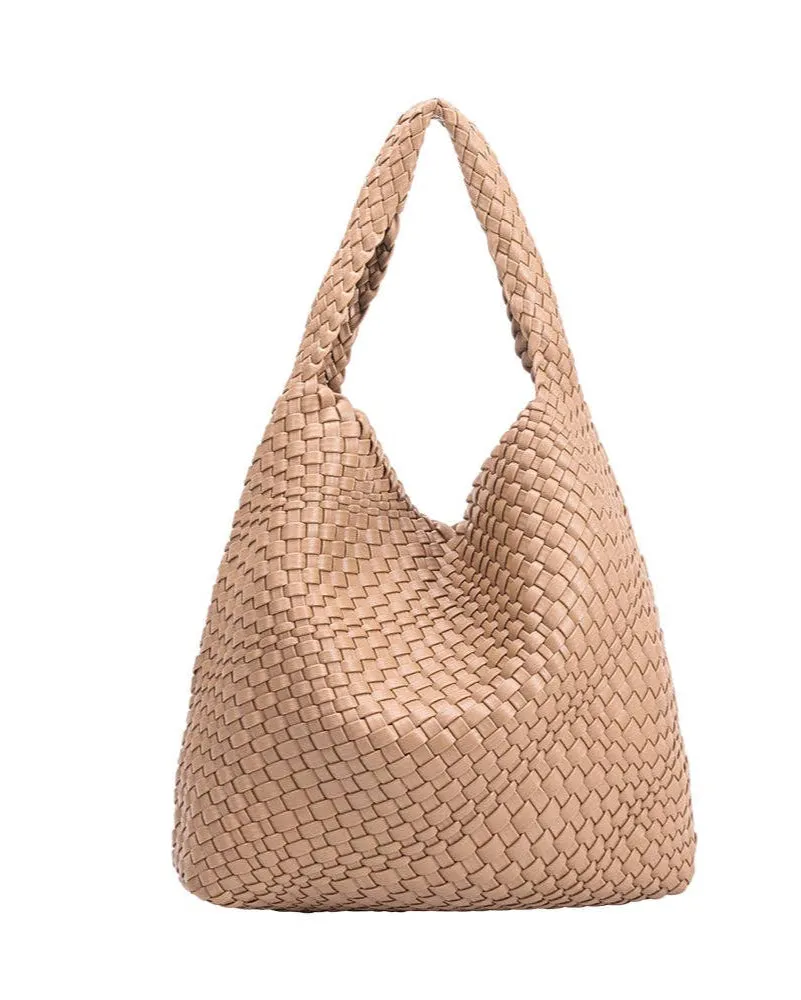 Johanna Nude Recycled Vegan Shoulder Bag