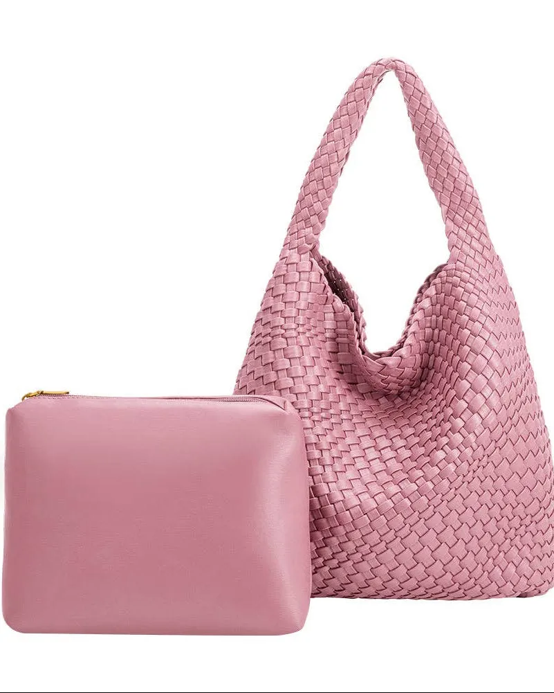 Johanna Orchid Recycled Vegan Shoulder Bag