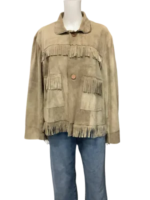 Magnolia Pearl Jacket Leather Fringed w/Tags Size: O/S