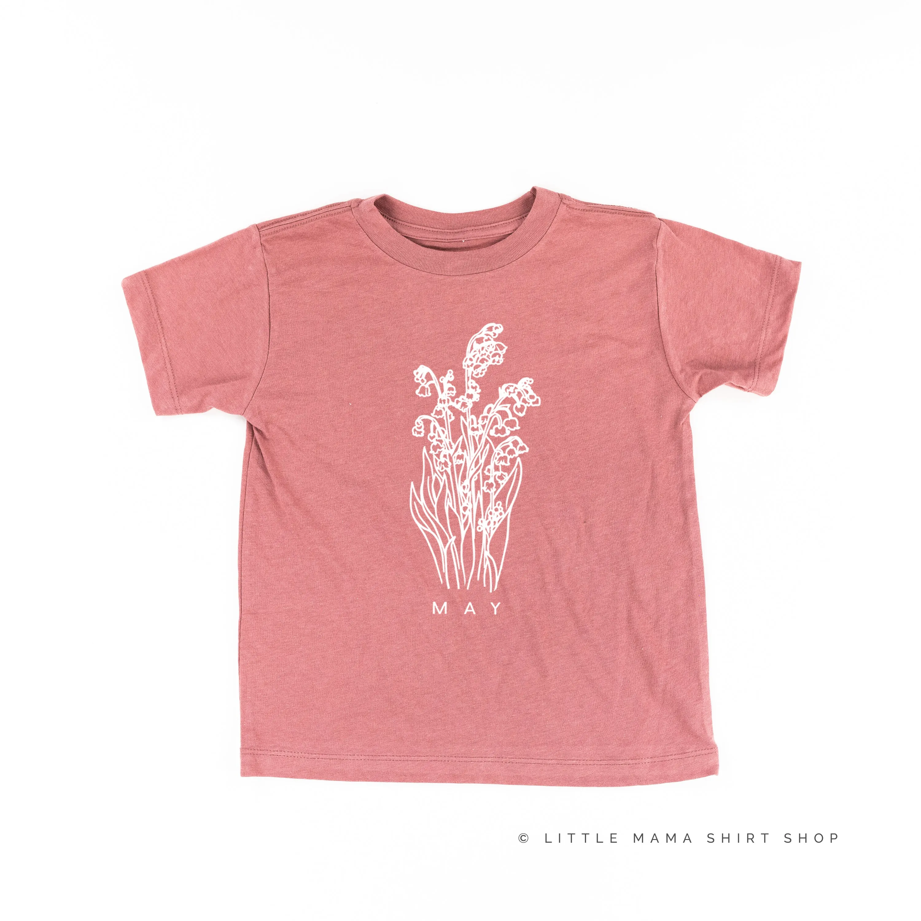 MAY BIRTH FLOWER - Lily of the Valley - Short Sleeve Child Shirt