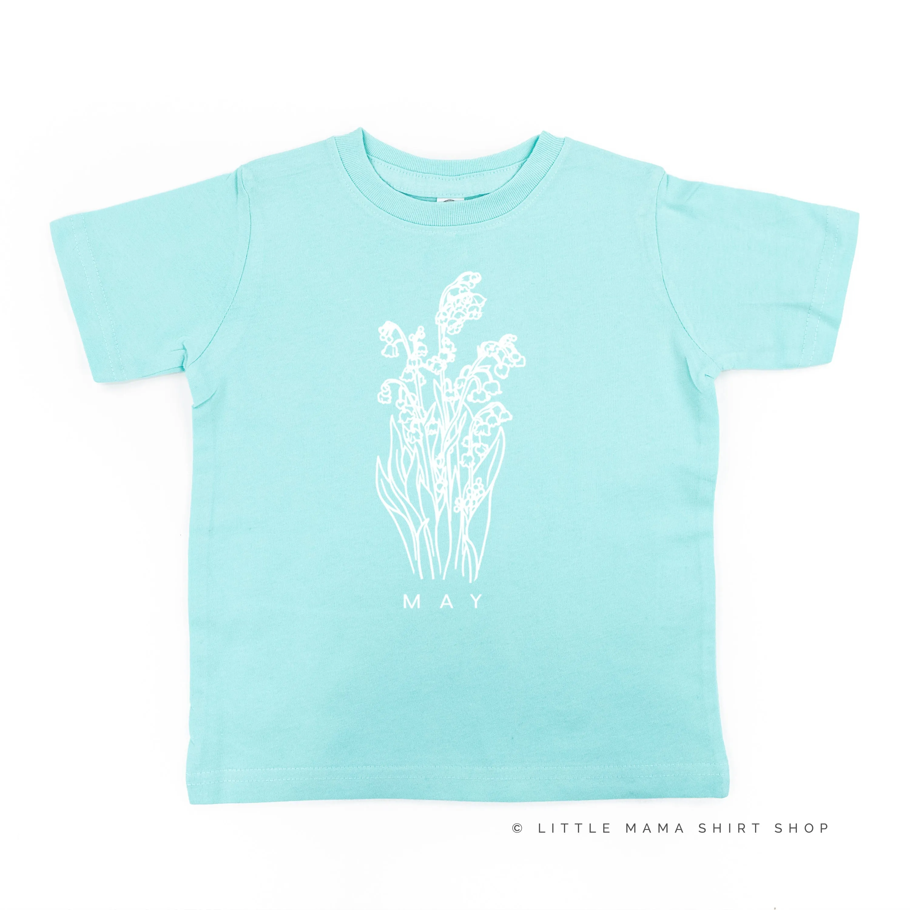 MAY BIRTH FLOWER - Lily of the Valley - Short Sleeve Child Shirt