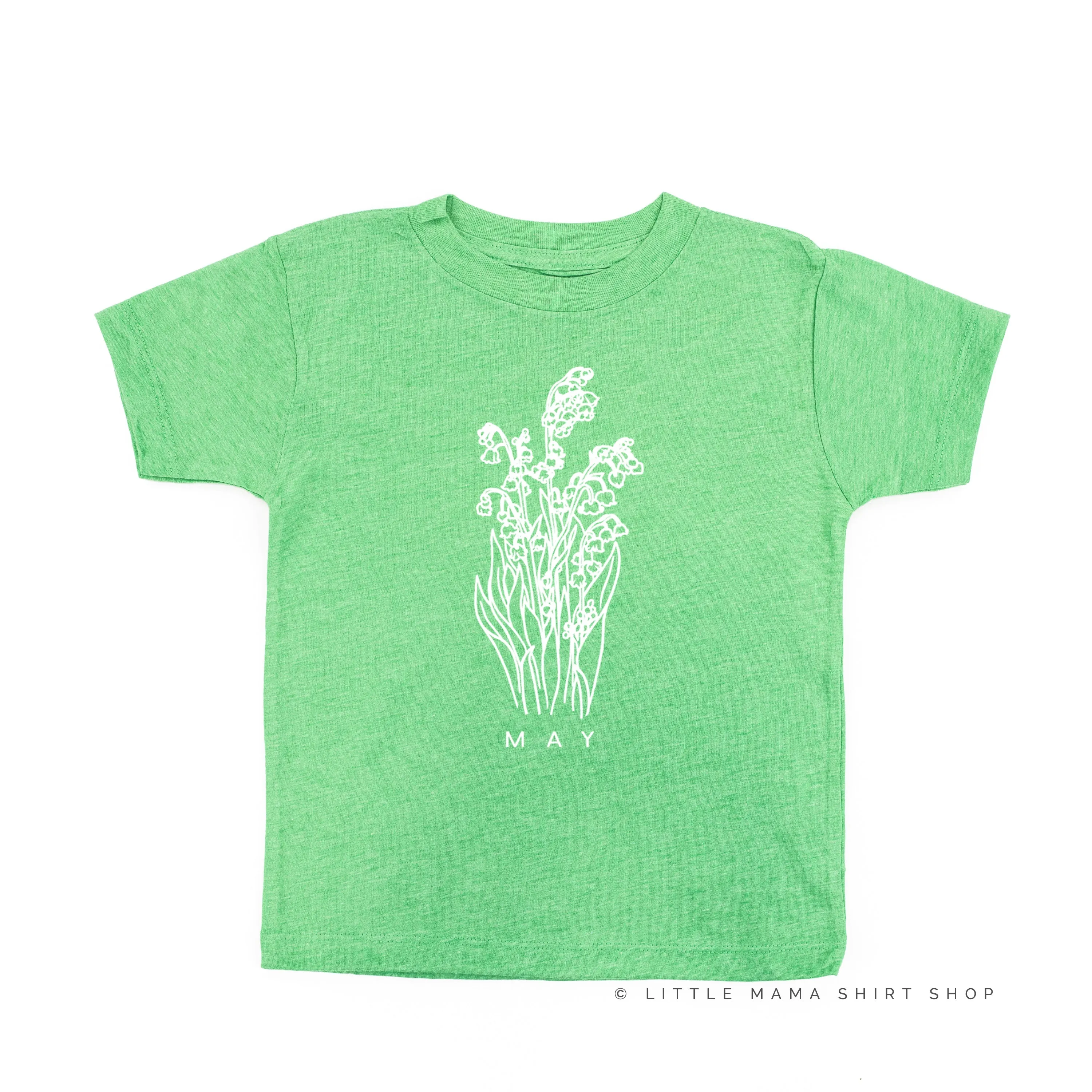 MAY BIRTH FLOWER - Lily of the Valley - Short Sleeve Child Shirt