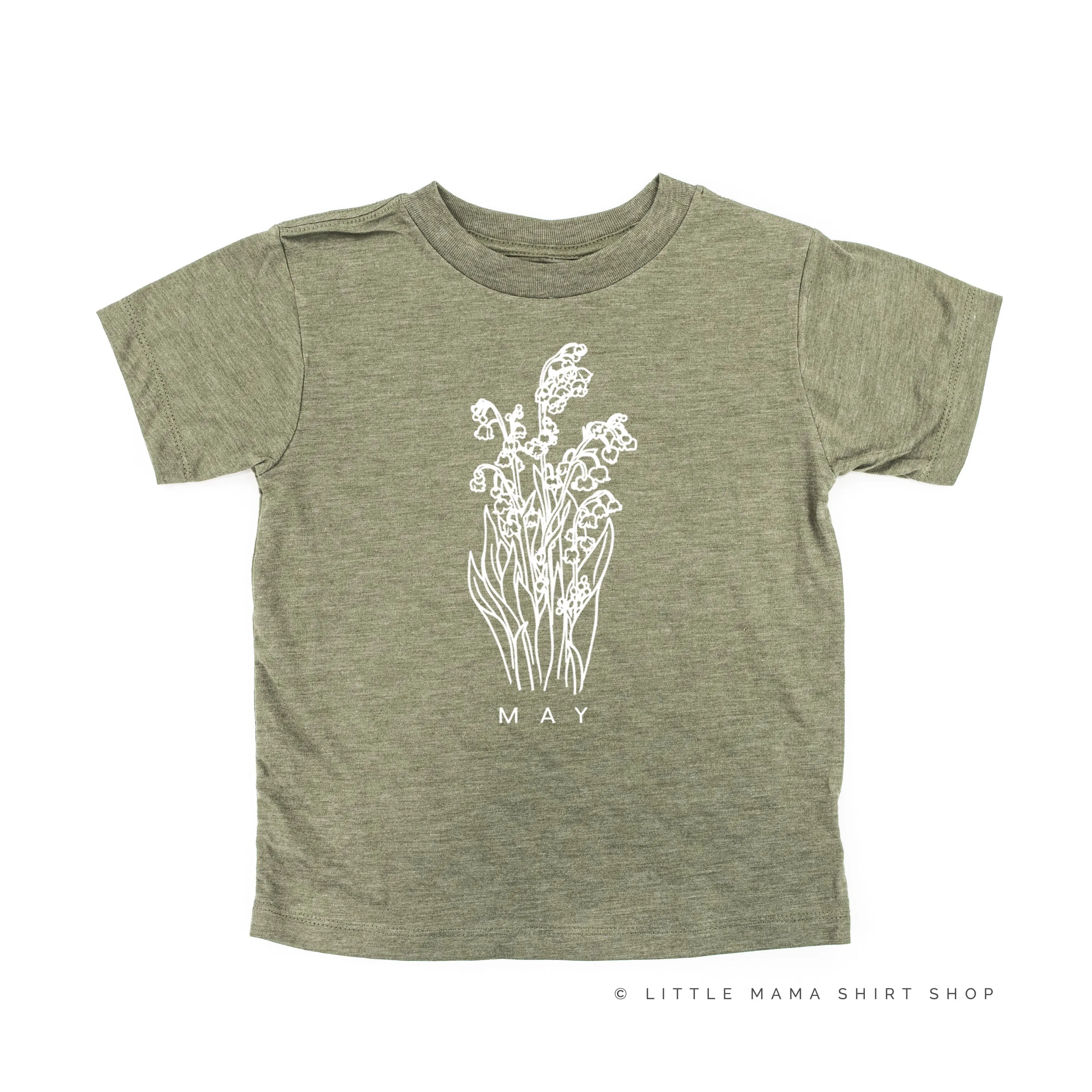 MAY BIRTH FLOWER - Lily of the Valley - Short Sleeve Child Shirt