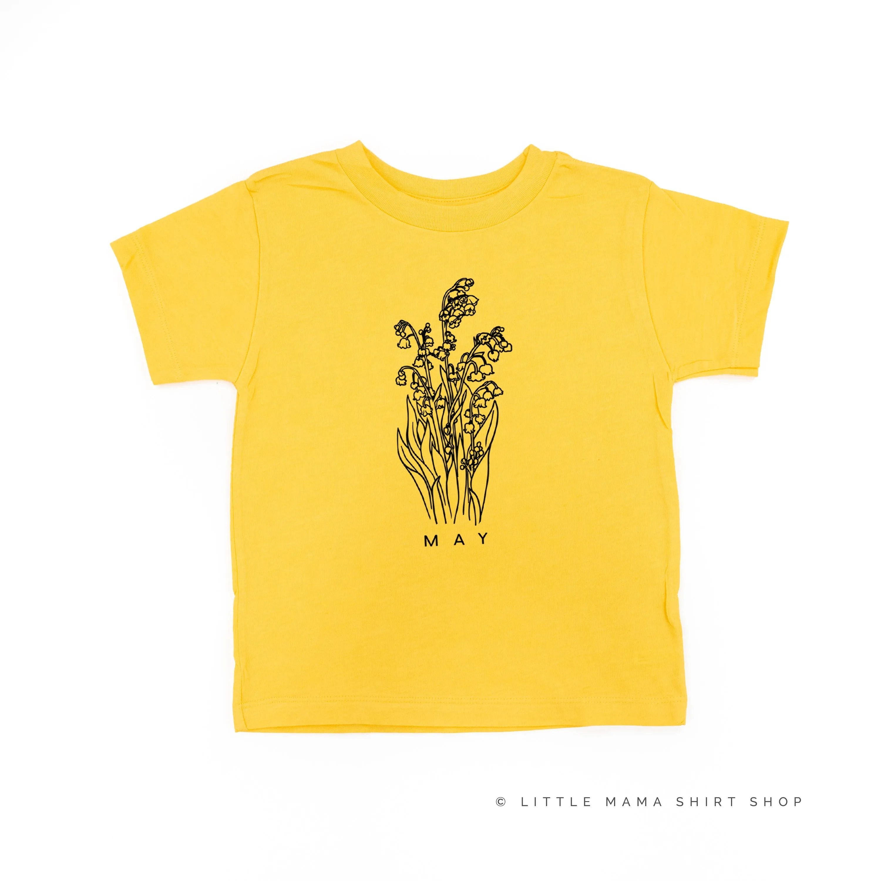 MAY BIRTH FLOWER - Lily of the Valley - Short Sleeve Child Shirt