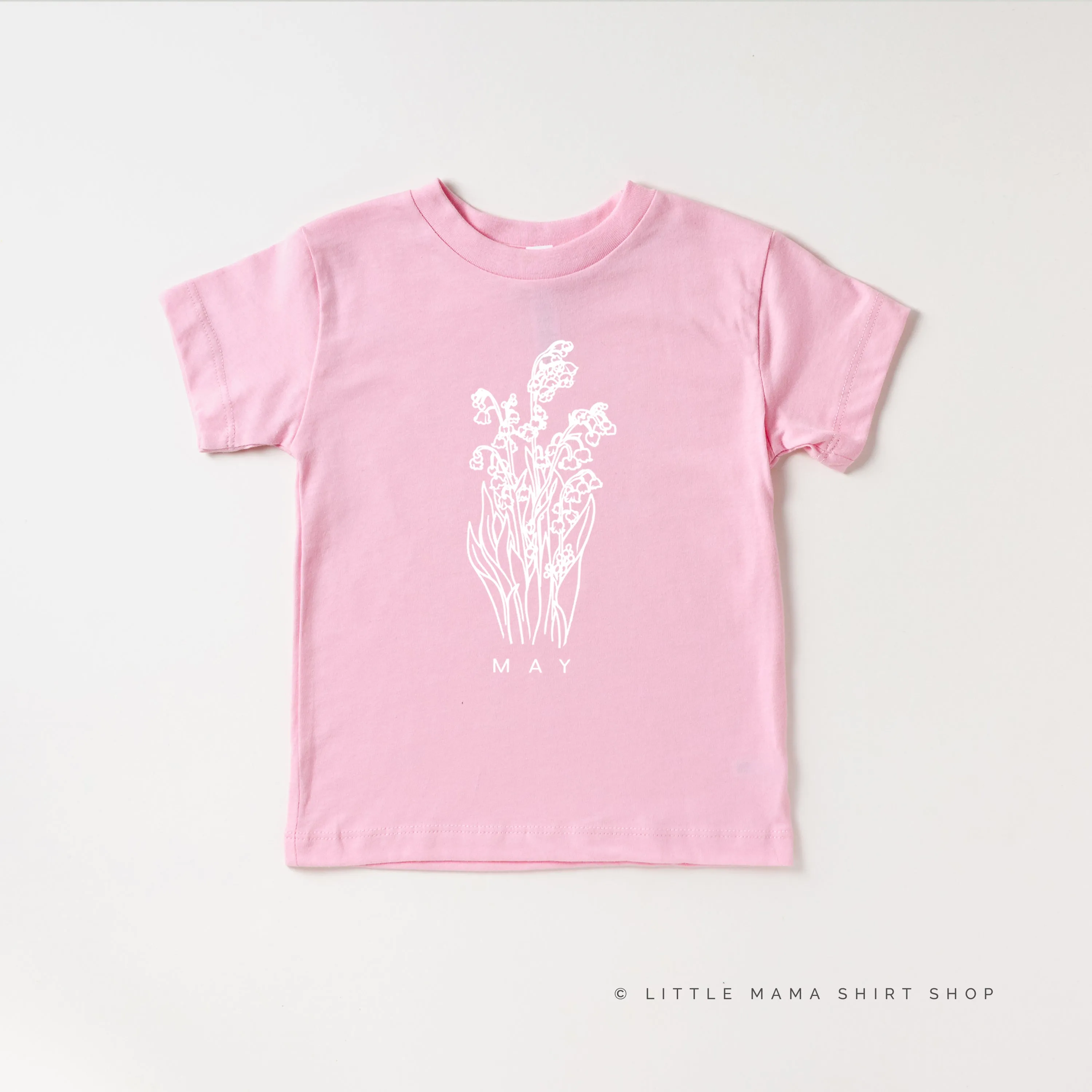 MAY BIRTH FLOWER - Lily of the Valley - Short Sleeve Child Shirt