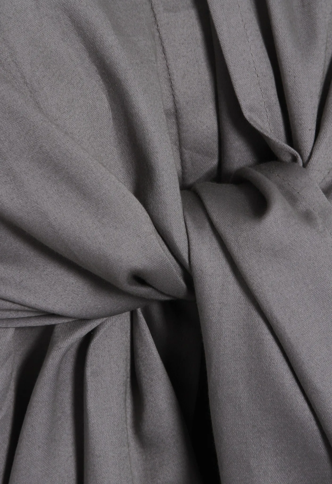Outsider double layer shirt organic cotton in grey *Last one in size XS*