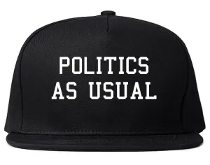 Politics As Usual Snapback Hat