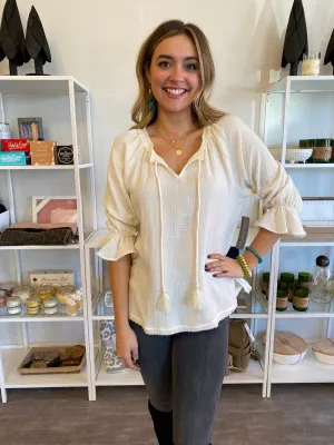 Raglan Peasant Top
