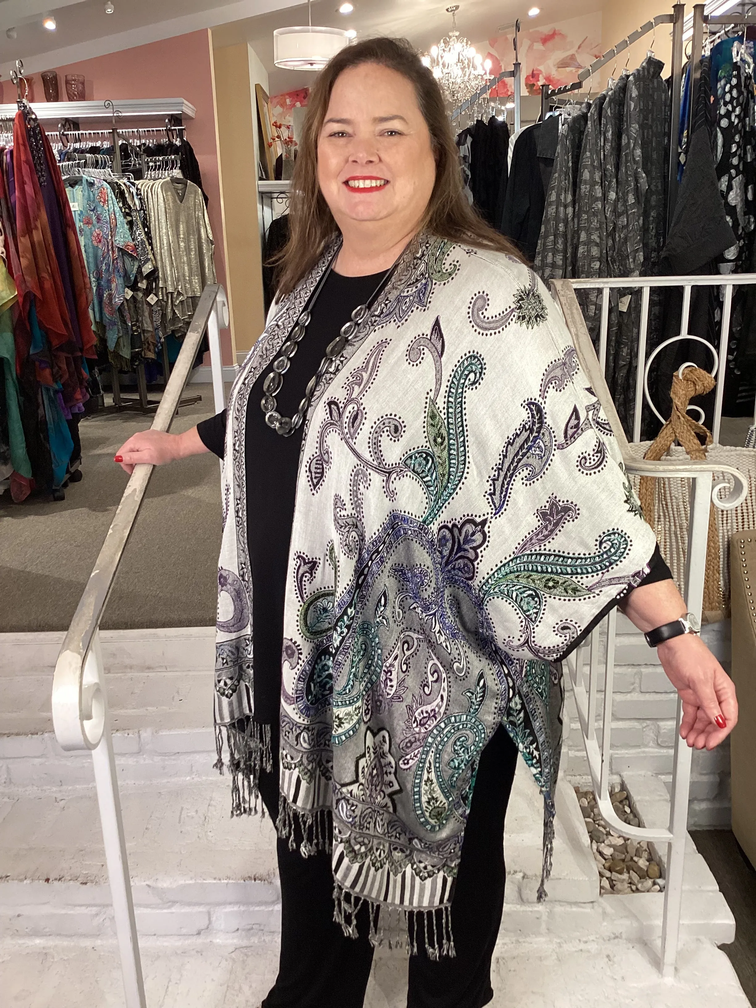 REVERSIBLE DUSTER - 18E BLK
