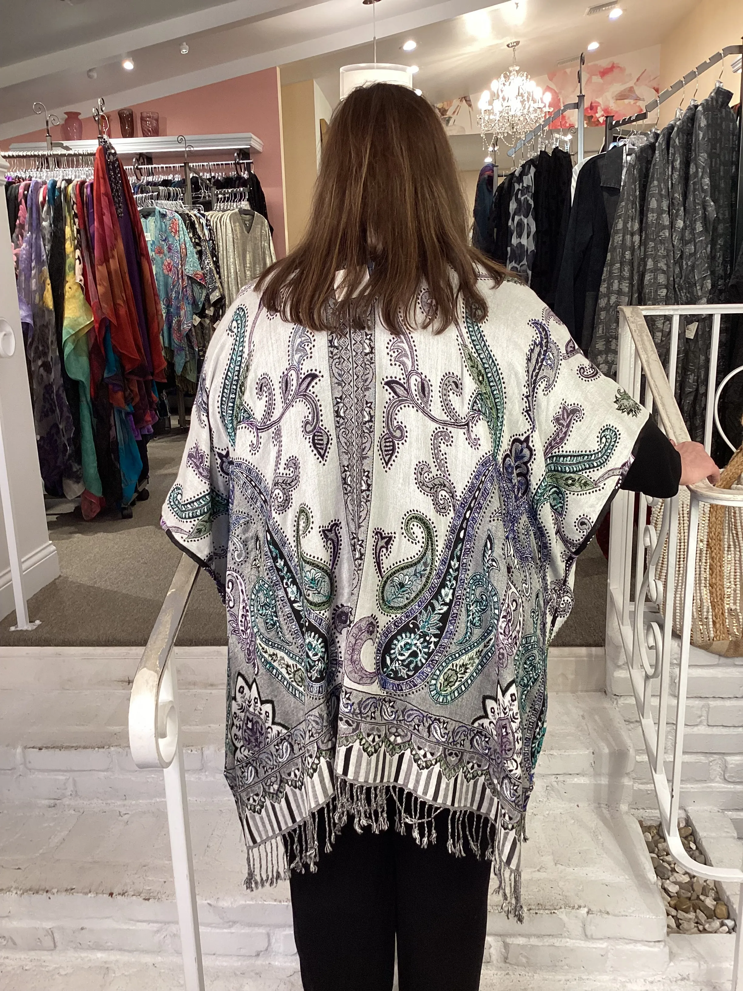 REVERSIBLE DUSTER - 18E BLK