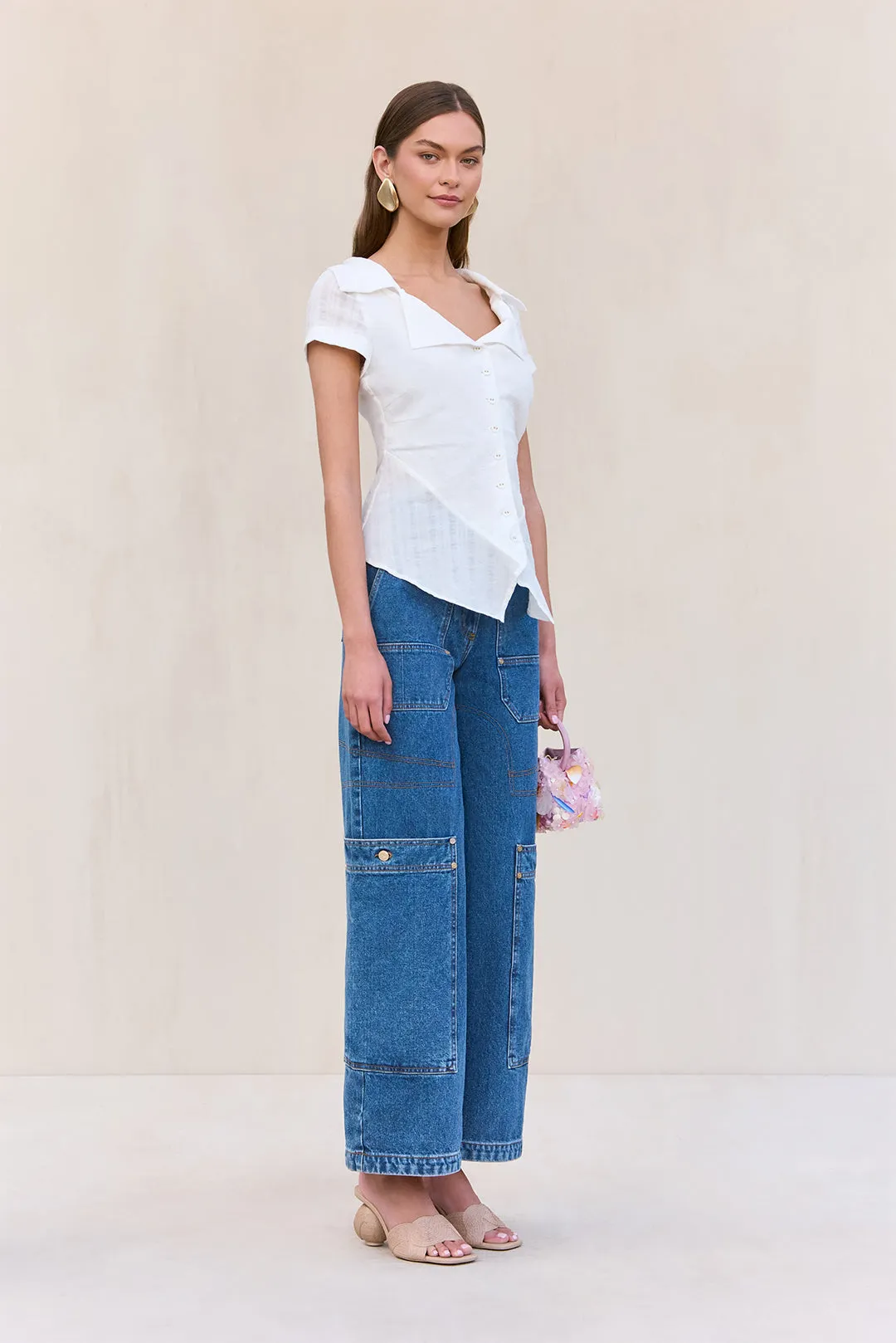 SHALLIE TOP - OFF WHITE