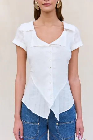 SHALLIE TOP - OFF WHITE