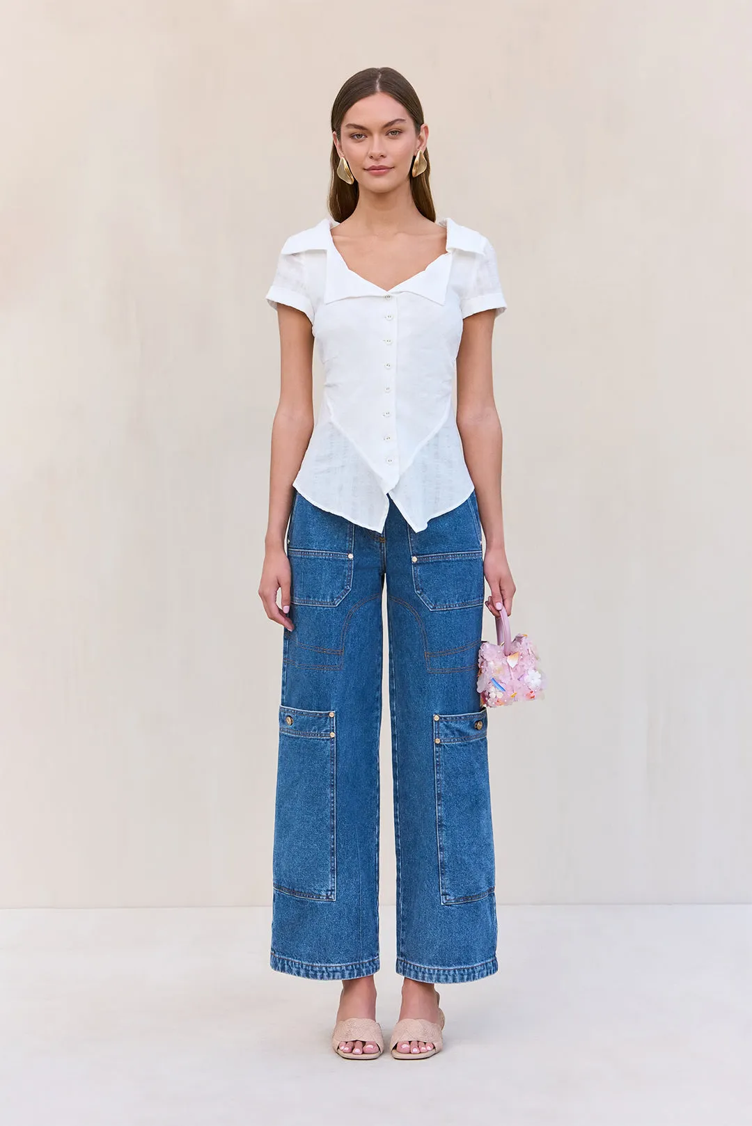 SHALLIE TOP - OFF WHITE