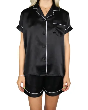 Short 100% Silk Pajama Set, Ursa