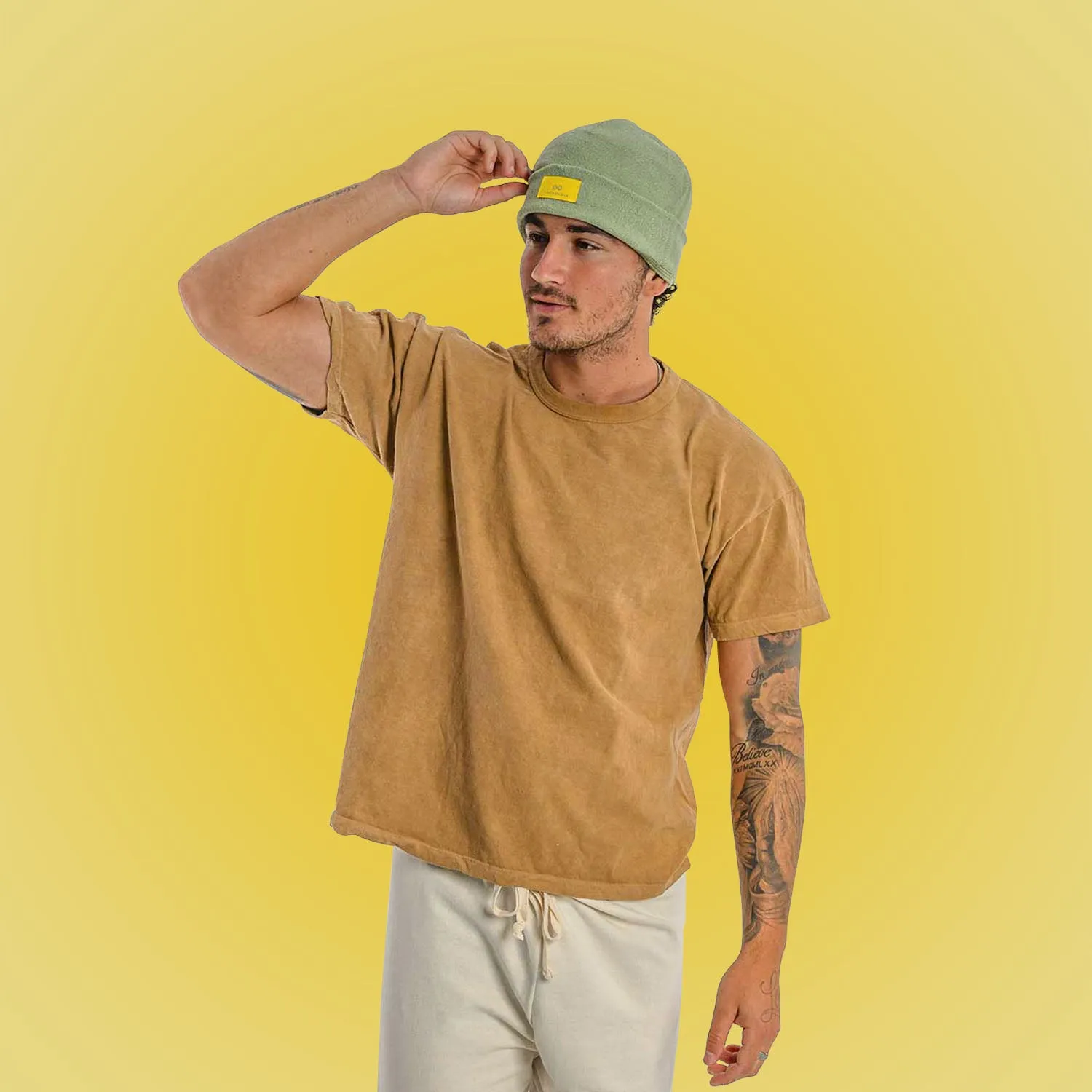 SONOMA 100% Organic Cotton Crewneck T-Shirt (Grown & Made in USA) (Elastic-free, Latex-free) (Unisex)