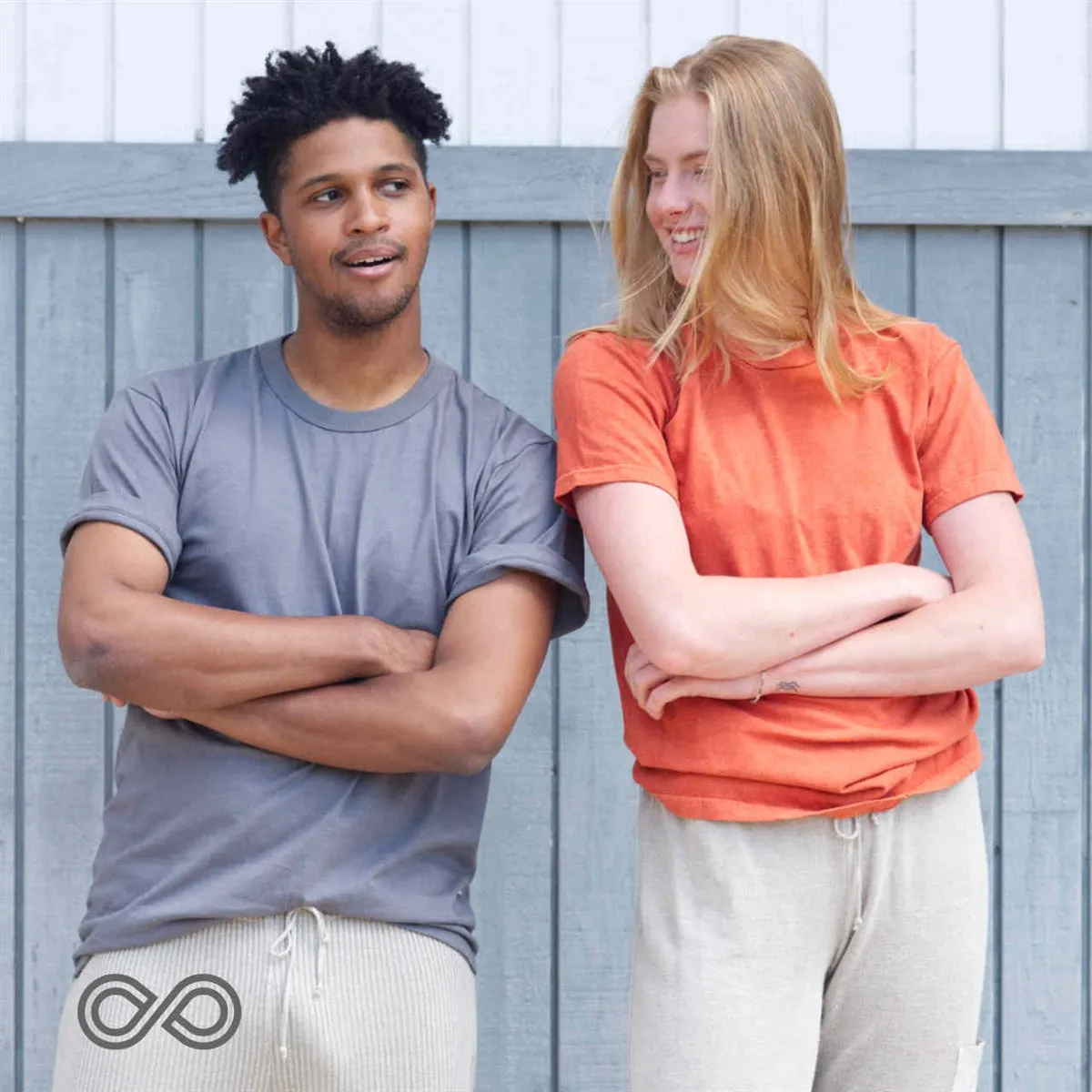 SONOMA 100% Organic Cotton Crewneck T-Shirt (Grown & Made in USA) (Elastic-free, Latex-free) (Unisex)