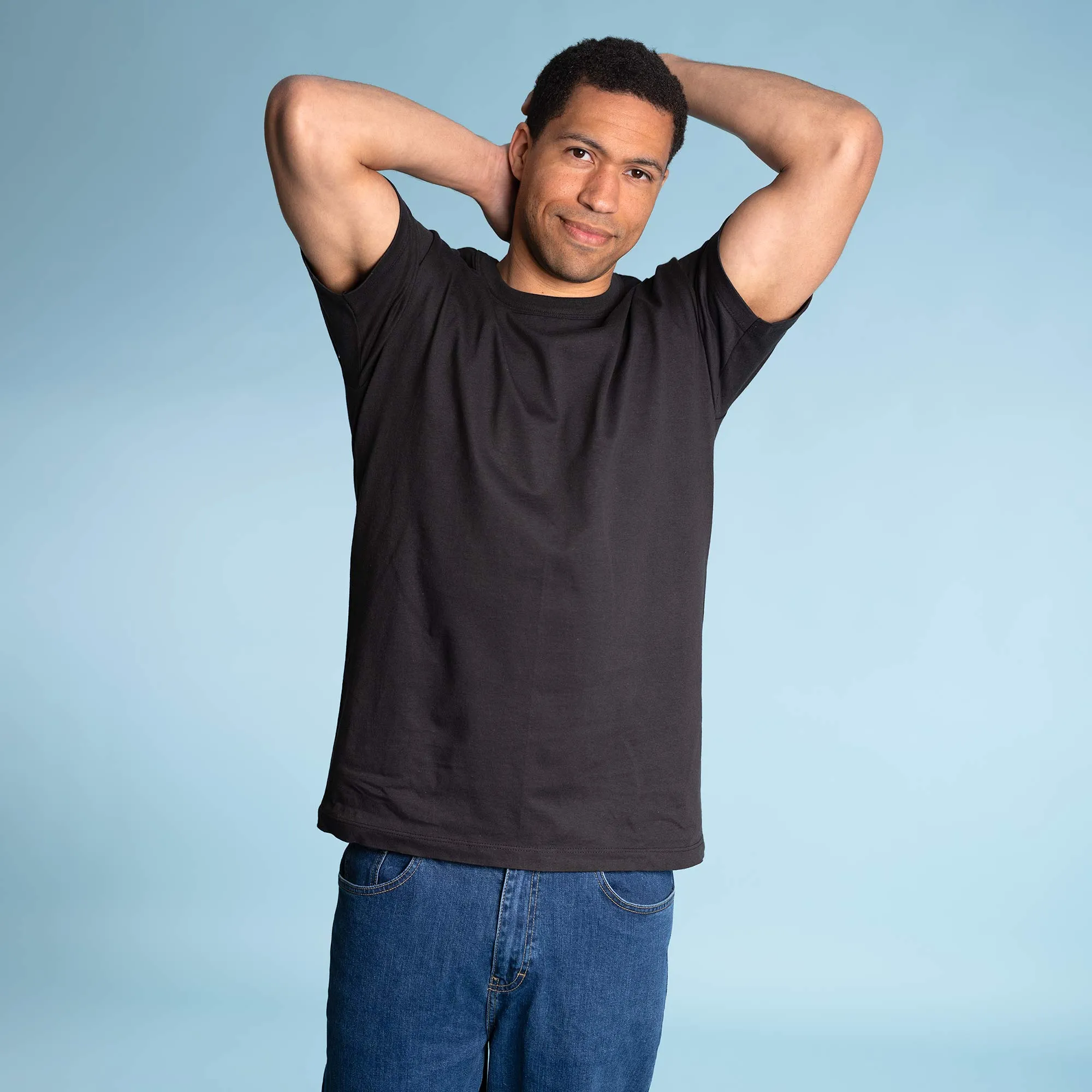 SONOMA 100% Organic Cotton Crewneck T-Shirt (Grown & Made in USA) (Elastic-free, Latex-free) (Unisex)
