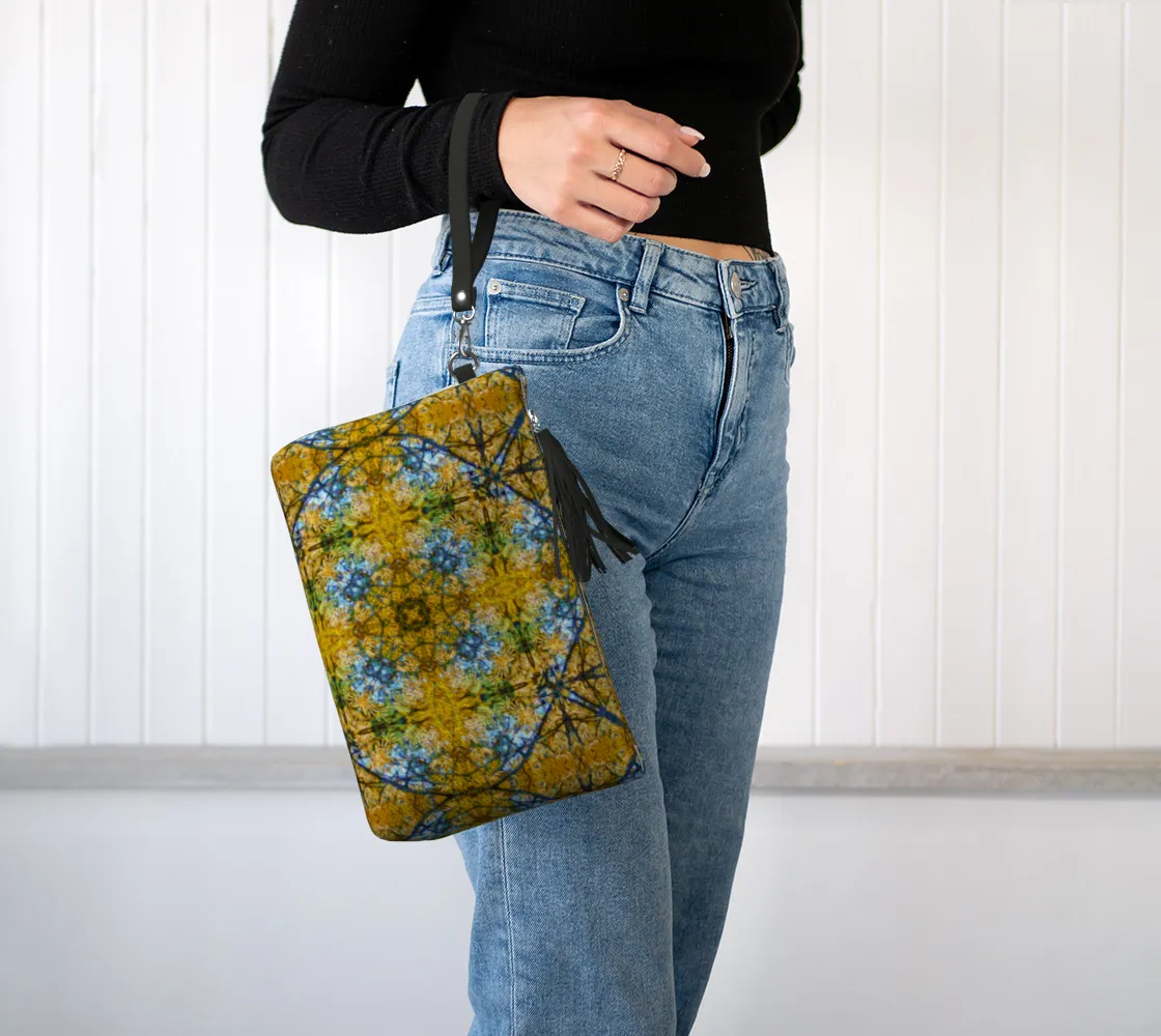 Sunny Day Sumac Vegan Leather Makeup Bag