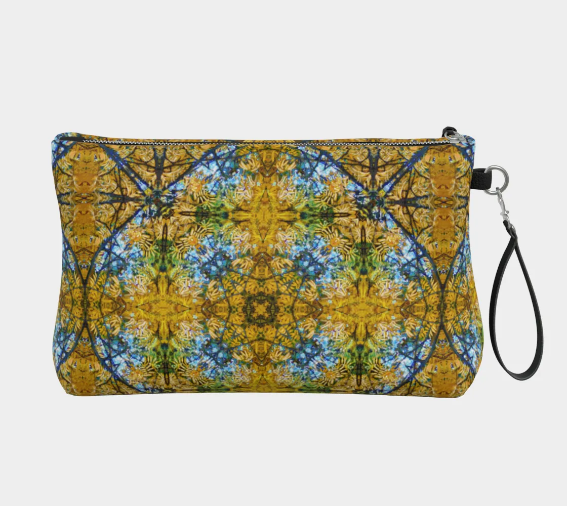 Sunny Day Sumac Vegan Leather Makeup Bag