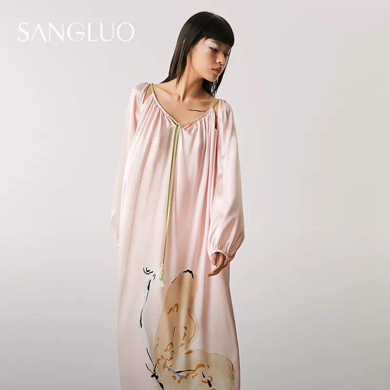 The Dream Of Butterfly Silk Dress