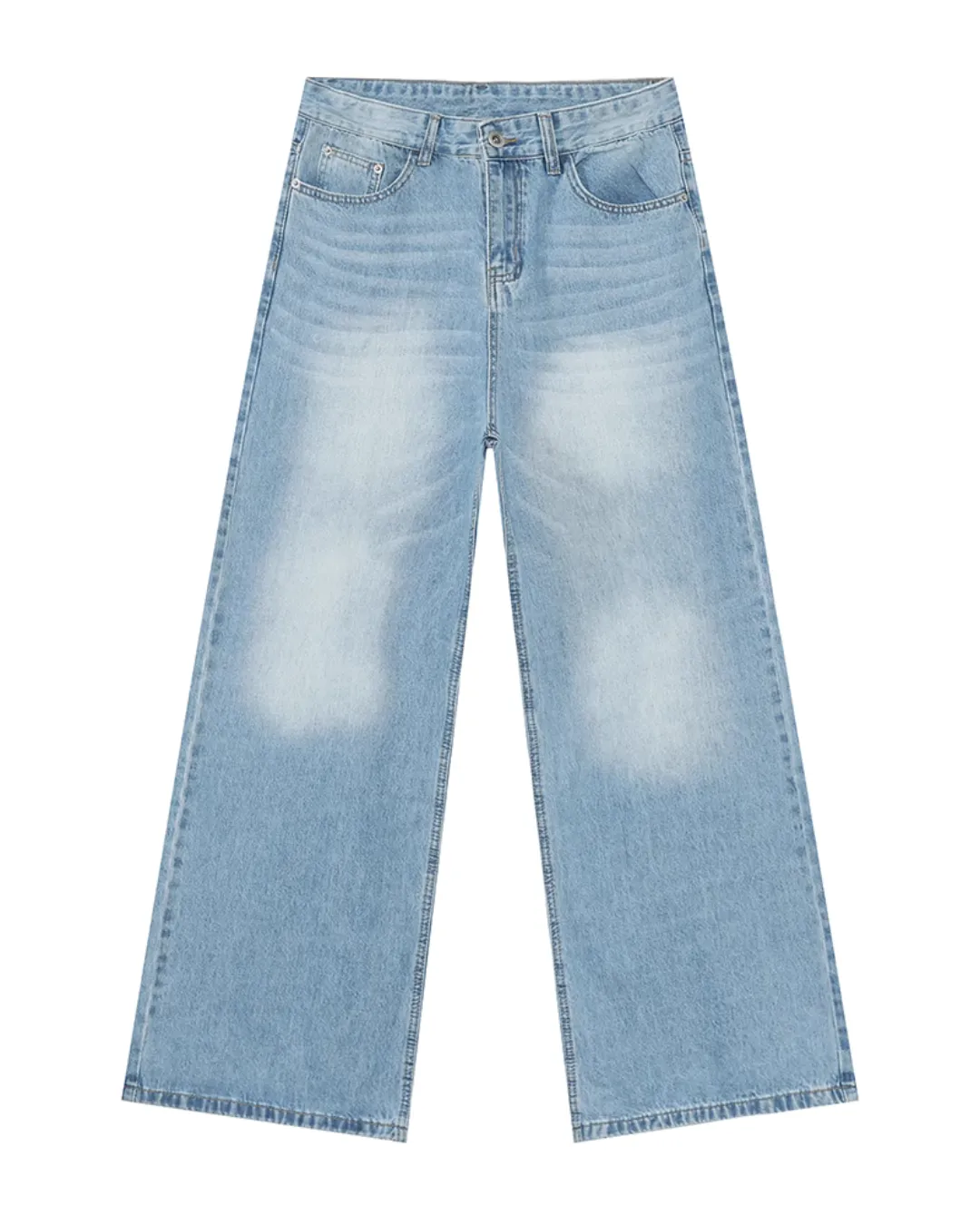 Vintage Washed Wide Denim Pants OYC0100