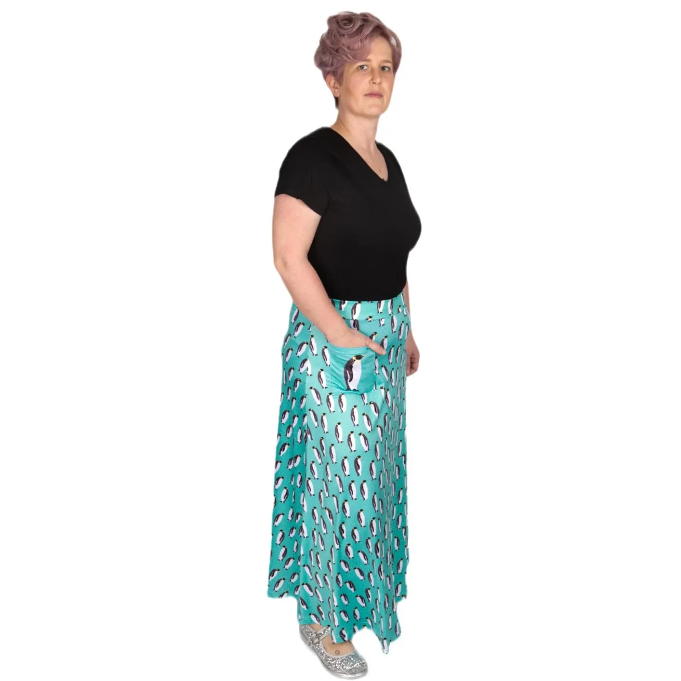 Waddle Maxi Skirt With Pockets