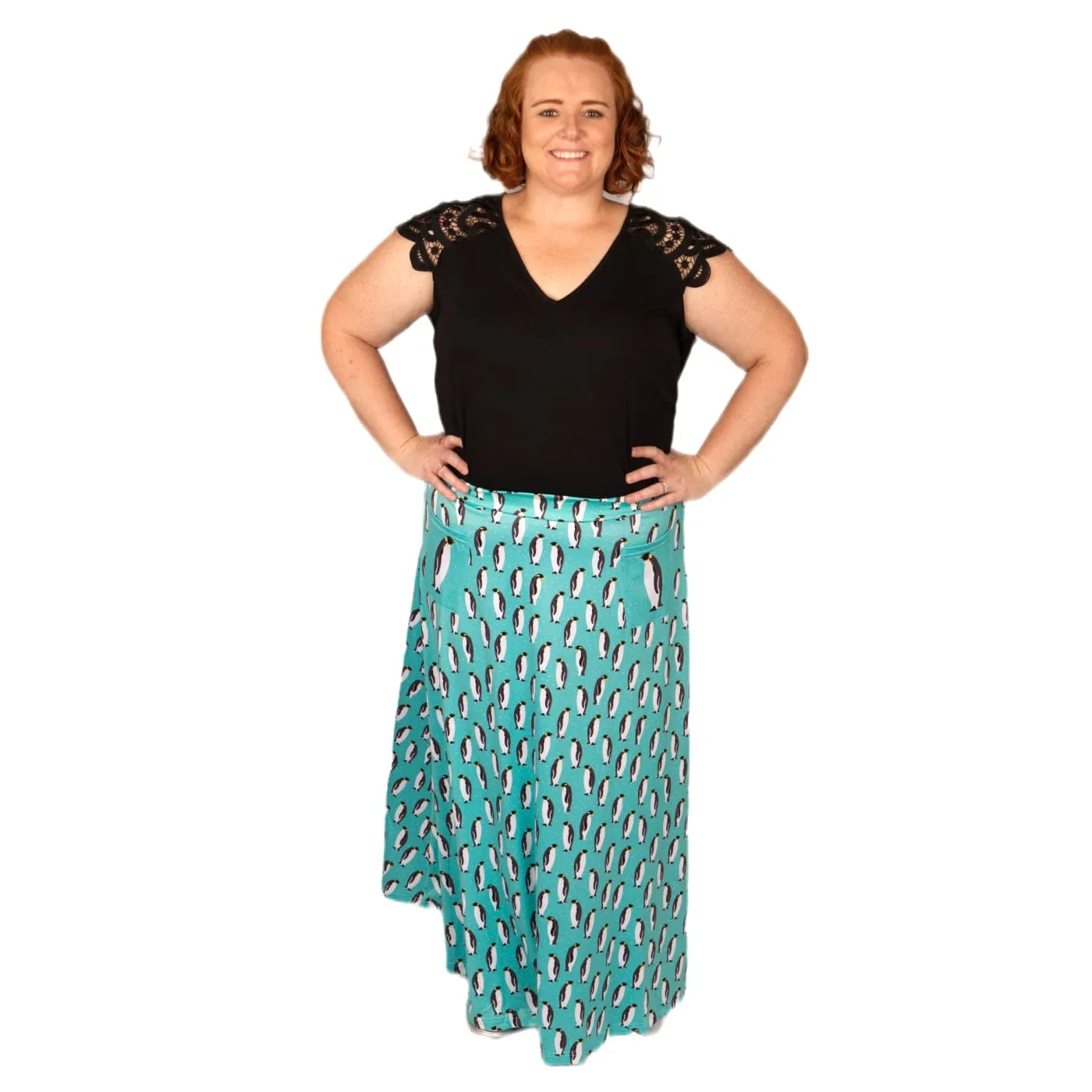 Waddle Maxi Skirt With Pockets
