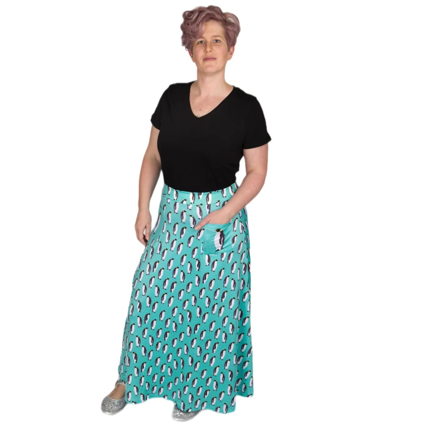 Waddle Maxi Skirt With Pockets