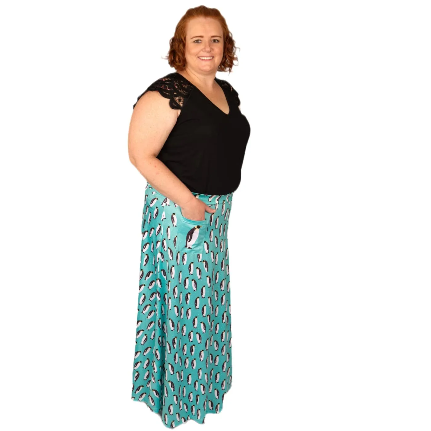 Waddle Maxi Skirt With Pockets