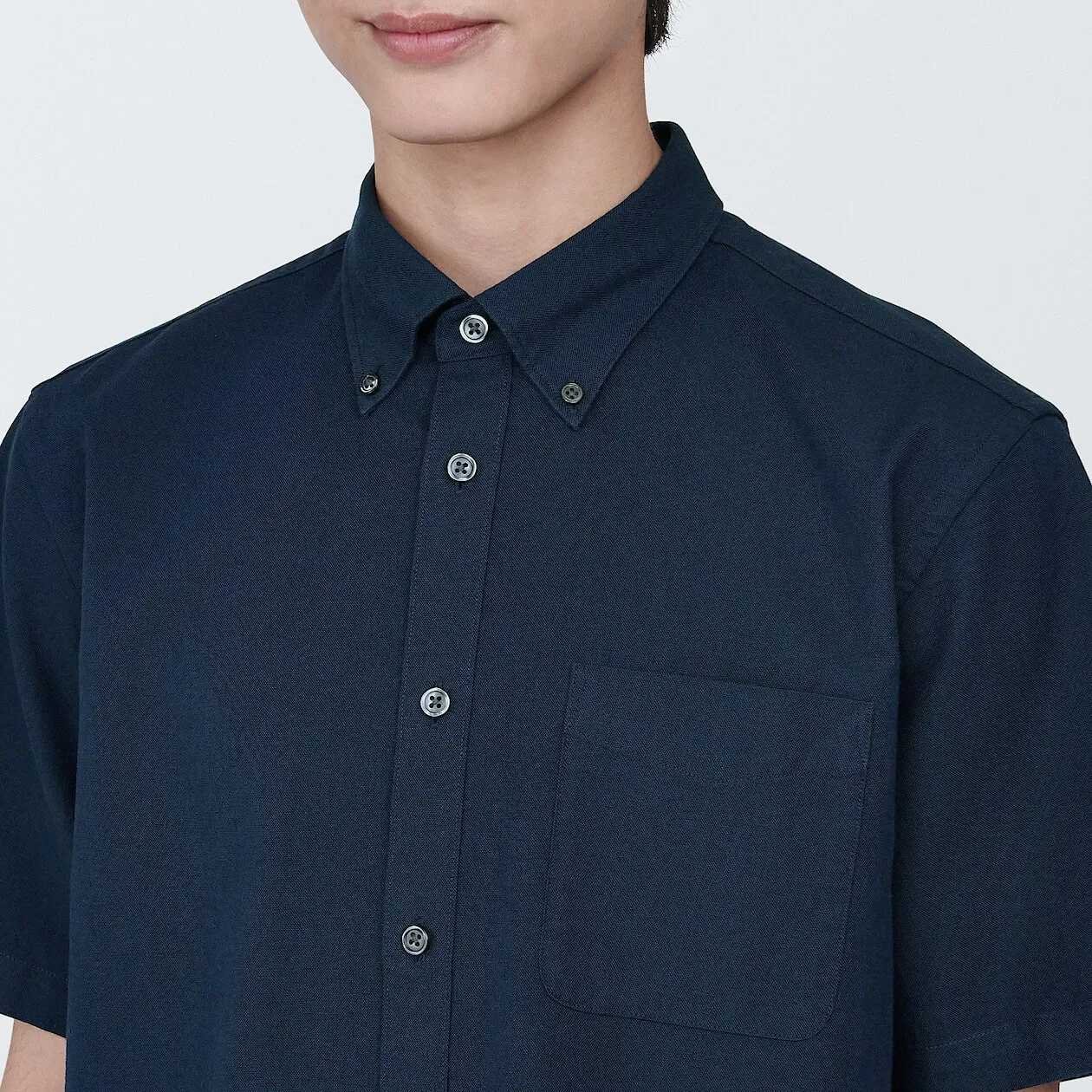 Washed Oxford Short Sleeve Shirt