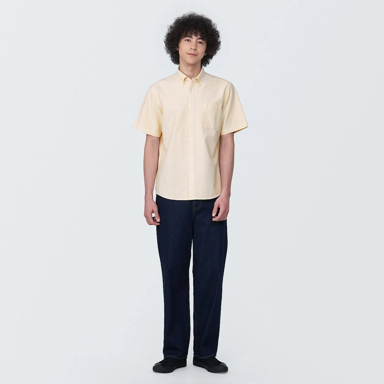 Washed Oxford Short Sleeve Shirt
