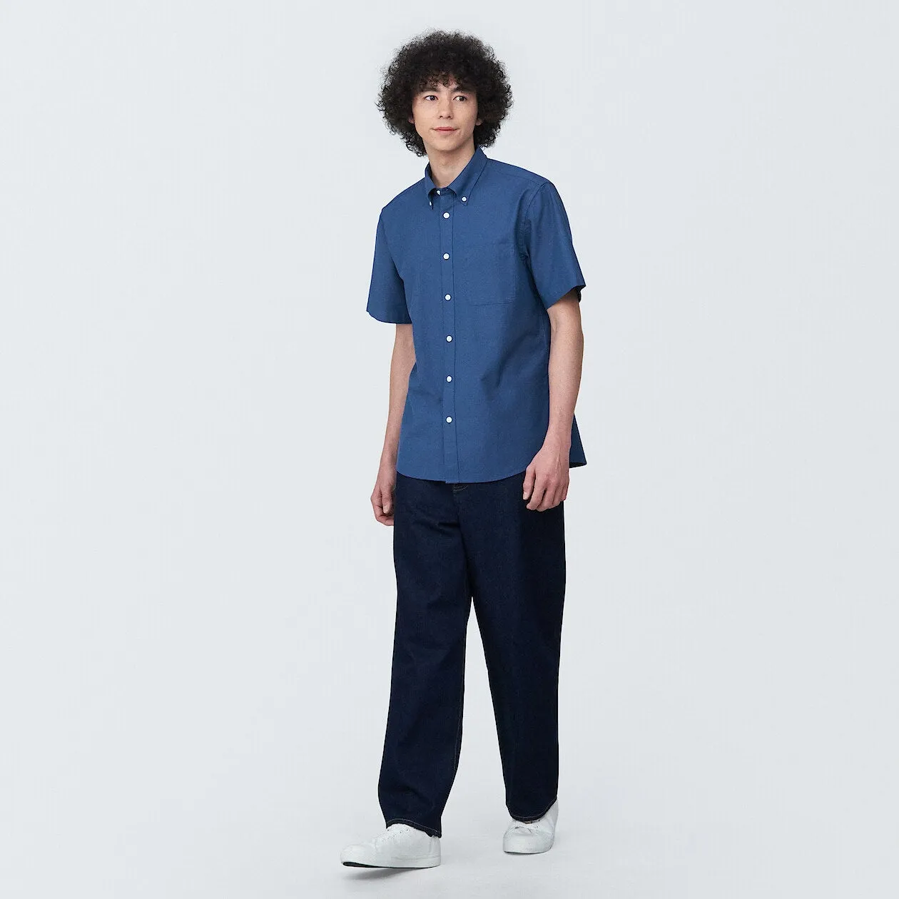 Washed Oxford Short Sleeve Shirt