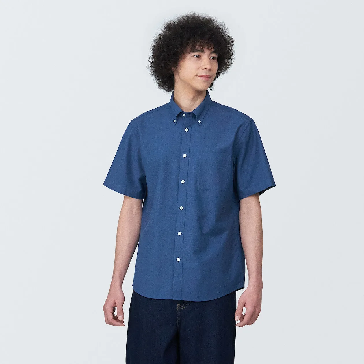 Washed Oxford Short Sleeve Shirt
