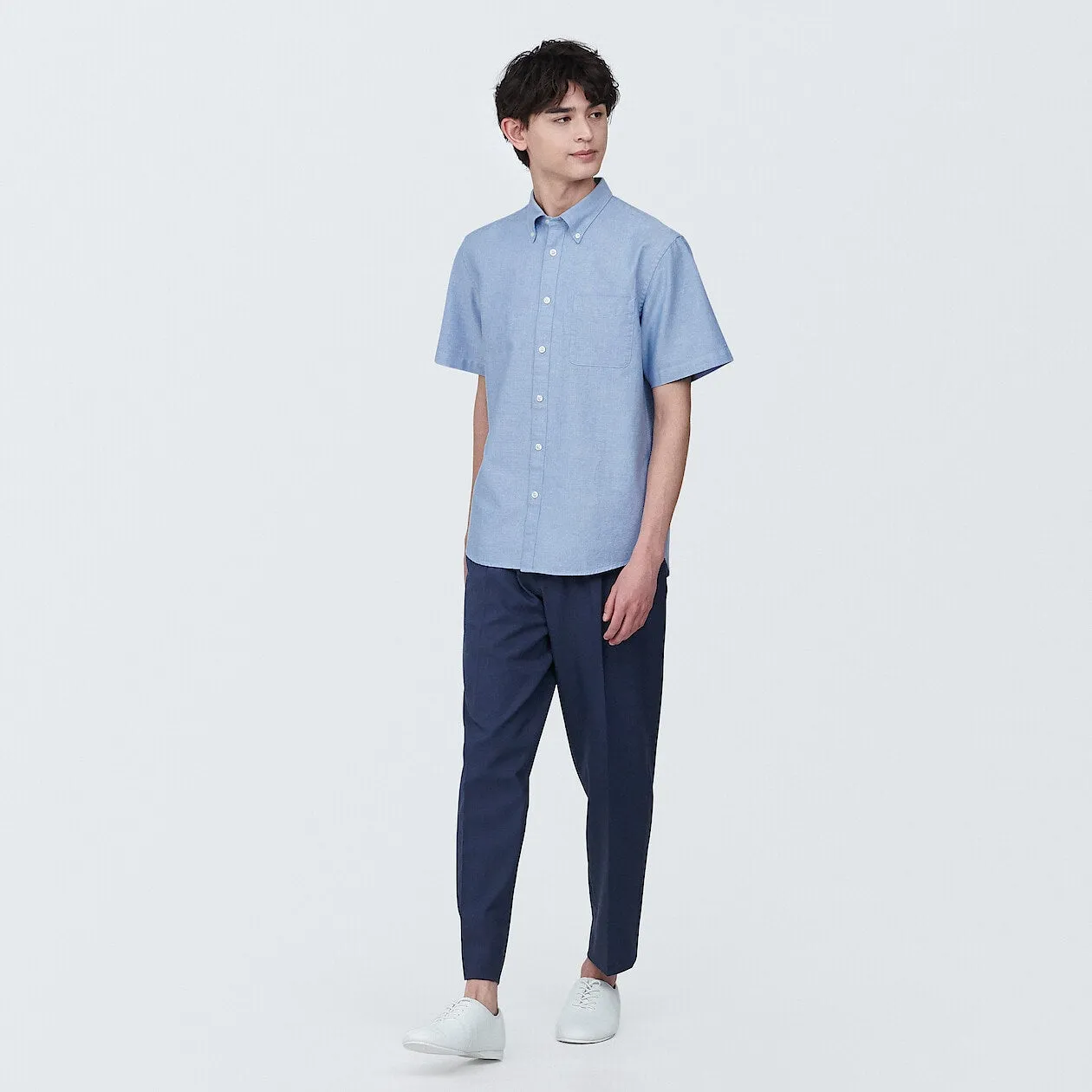 Washed Oxford Short Sleeve Shirt