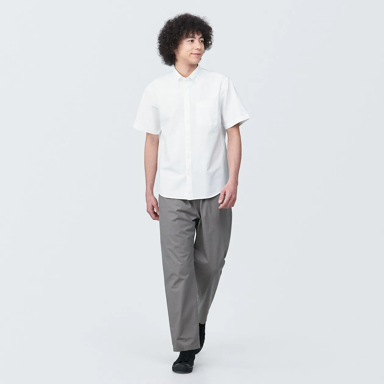 Washed Oxford Short Sleeve Shirt