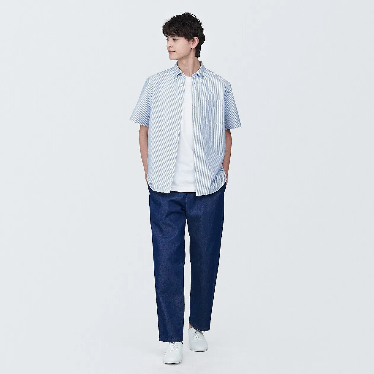 Washed Oxford Short Sleeve Shirt