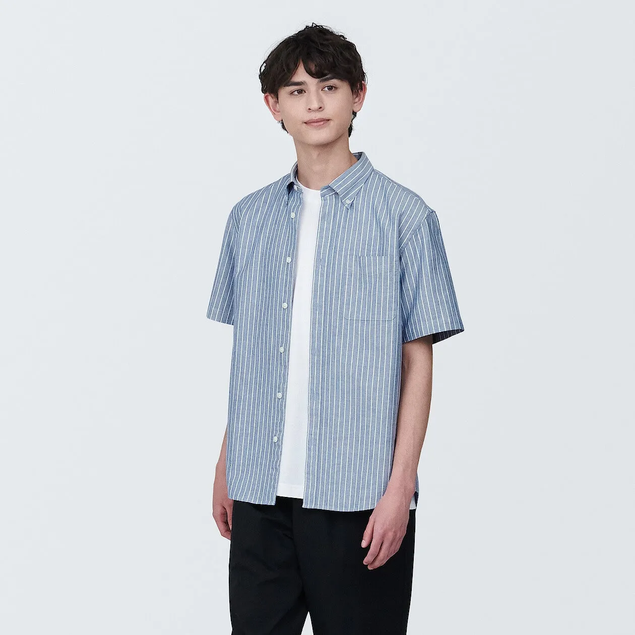 Washed Oxford Short Sleeve Shirt